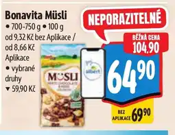 Albert Bonavita Müsli nabídka