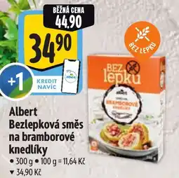 Albert Albert Bezlepková směs na bramborové knedlíky nabídka