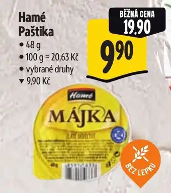 Albert Hamé Paštika nabídka