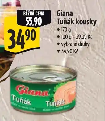 Albert Giana Tuňák kousky nabídka