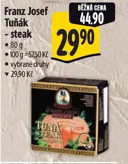 Albert Franz Josef Tuňák - steak nabídka