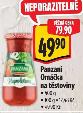 Albert Panzani Omáčka na těstoviny nabídka