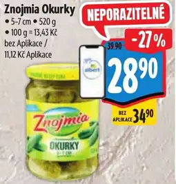 Albert Znojmia Okurky nabídka
