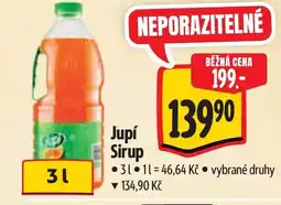 Albert Jupí Sirup nabídka