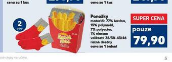Kaufland Ponožky nabídka