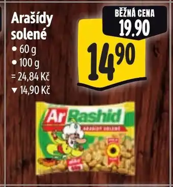 Albert Arašídy solené nabídka