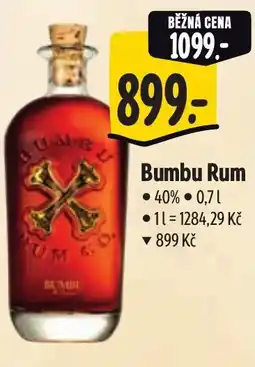 Albert Bumbu Rum nabídka