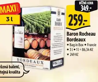 Albert Baron Rocheau Bordeaux nabídka