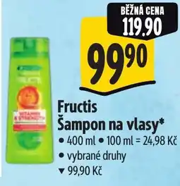 Albert Fructis Šampon na vlasy nabídka
