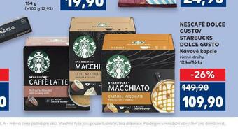 Kaufland Starbucks dolce gusto nabídka