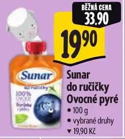 Albert Sunar do ručičky Ovocné pyré nabídka