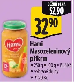 Albert Hami Masozeleninový příkrm nabídka