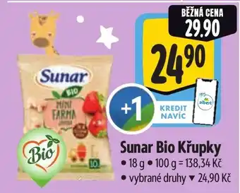 Albert Sunar Bio Křupky nabídka