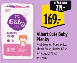 Albert Albert Cute Baby Plenky nabídka