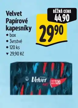 Albert Velvet Papírové kapesníky nabídka