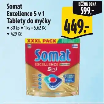 Albert Somat Excellence 5 v 1 Tablety do myčky nabídka