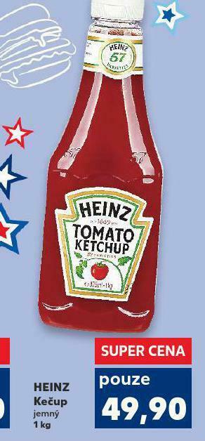 Kaufland Heinz kečup nabídka