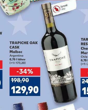 Kaufland Trapiche oak cask nabídka