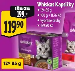 Albert Whiskas Kapsičky nabídka