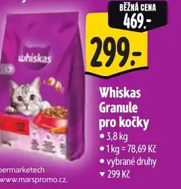 Albert Whiskas Granule pro kočky nabídka