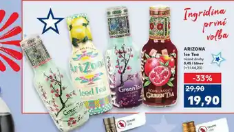 Kaufland Arizona ice tea nabídka