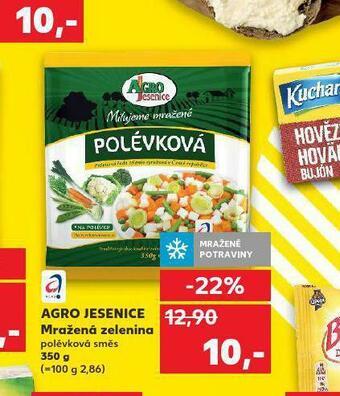 Kaufland Agro jesenice mražená zelenina nabídka