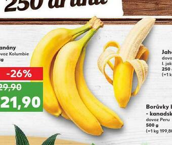 Kaufland Banány nabídka