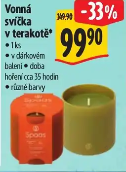 Albert Vonná svíčka v terakotĕ nabídka