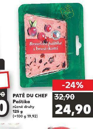 Kaufland Paté de chef paštika nabídka