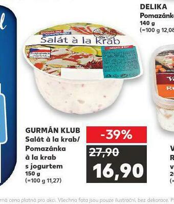 Kaufland Salát á la krab nabídka