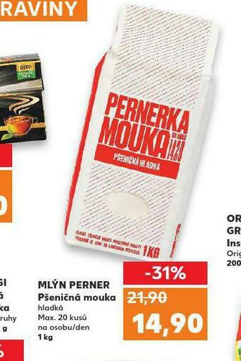 Kaufland Mlýn perner pšeničná mouka nabídka