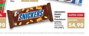 Kaufland Snickers / mars / twix nabídka