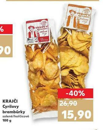 Kaufland Cyrilovy brambůrky nabídka