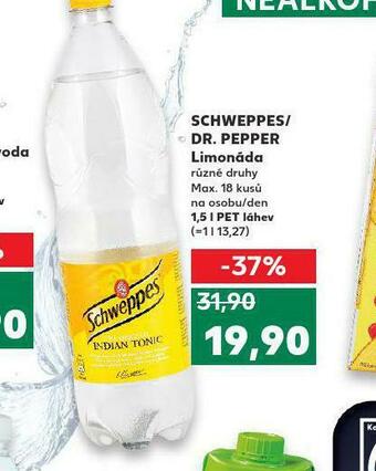 Kaufland Schweppes / dr. pepper nabídka