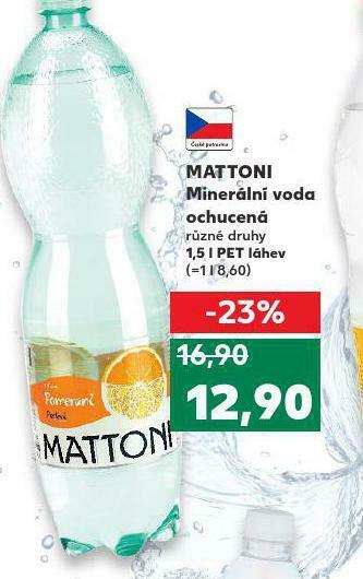 Kaufland Mattoni ochucená nabídka