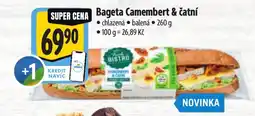 Albert Bageta Camembert & čatní nabídka