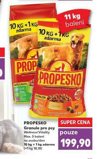 Kaufland Propesko granule pro psy nabídka