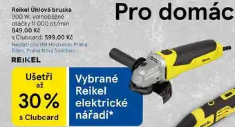 Tesco Reikel Úhlová bruska, 900 W. volnoběžné otáčky 11 000 ot/min nabídka