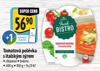 Albert Tomatová polévka s italským sýrem nabídka