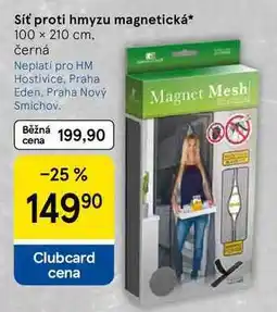 Tesco Síť proti hmyzu magnetická, 100 x 210 cm. černá nabídka