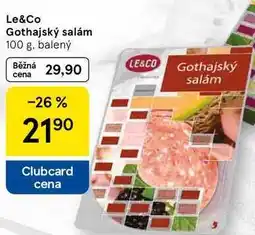 Tesco Le&Co Gothajský salám nabídka