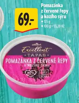 Albert Pomazánka z červené řepy a kozího sýru nabídka