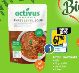 Albert Activus Bio Polévka nabídka