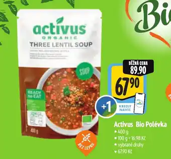 Albert Activus Bio Polévka nabídka