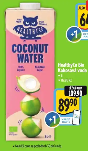 Albert HealthyCo Bio Kokosová voda nabídka