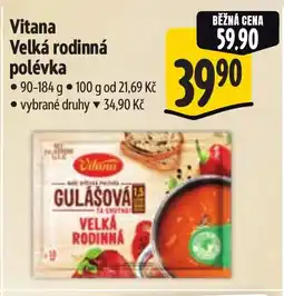 Albert Vitana Velká rodinná polévka nabídka