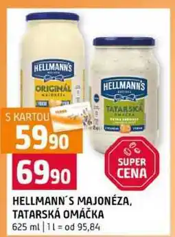 Terno HELLMANN'S MAJONÉZA, TATARSKÁ OMÁČKA nabídka