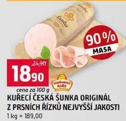 Terno KUŘECÍ ČESKÁ ŠUNKA ORIGINÁL Z PRSNÍCH ŘÍZKŮ NEJVYŠŠÍ JAKOSTI nabídka