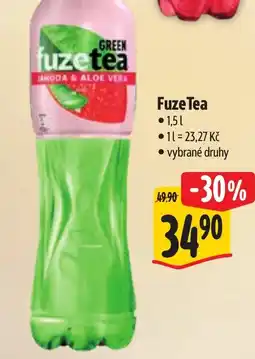 Albert Fuze Tea nabídka