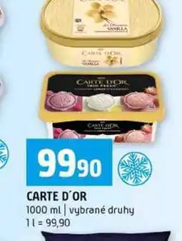 Terno CARTE D'OR 1000 ml vybrané druhy nabídka